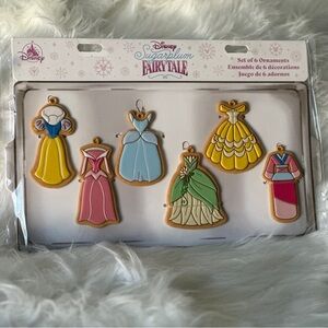 Disney Parks 2025 Sugarplum Fairytale Princess Dresses Cookie Ornament Set NEW
